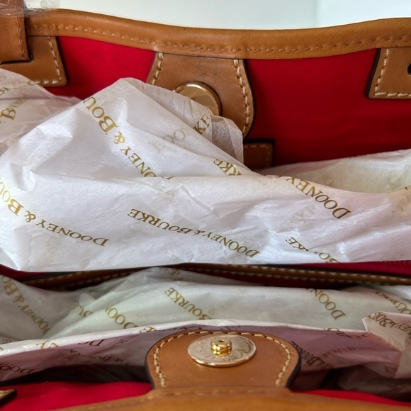 Dooney & Bourke NWT Blush/Midnight Leather    Tote - Picture 14 of 14